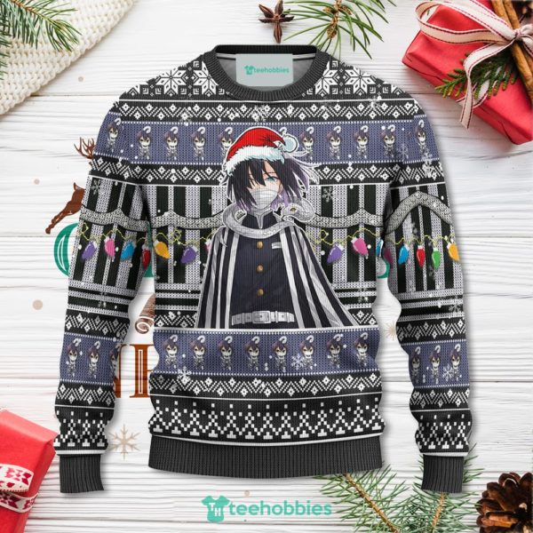 demon slayer obanai iguro anime christmas sweater xmas for men women 1 KCJFo 600x600px Demon Slayer Obanai Iguro Anime Christmas Sweater Xmas For Men Women