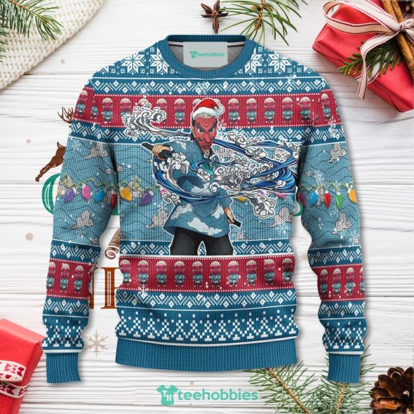 demon slayer sakonji urokodaki anime christmas sweater xmas for men women 1 5Hbyl 600x600px Demon Slayer Sakonji Urokodaki Anime Christmas Sweater Xmas For Men Women