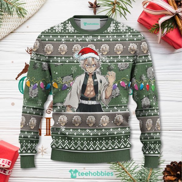 demon slayer sanemi shinazugawa anime christmas sweater xmas for men women 1 btKf7 600x600px Demon Slayer Sanemi Shinazugawa Anime Christmas Sweater Xmas For Men Women