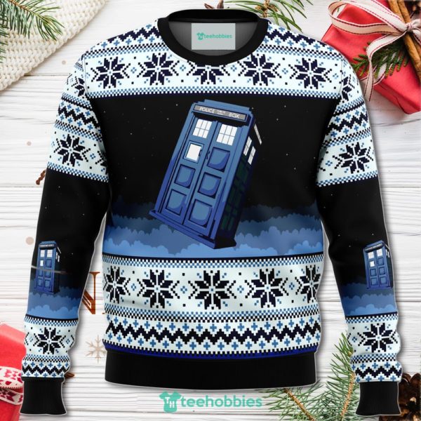 doctor who tardis christmas sweater for men women 1 b2kVT 600x600px Doctor Who Tardis Christmas Sweater For Men Women