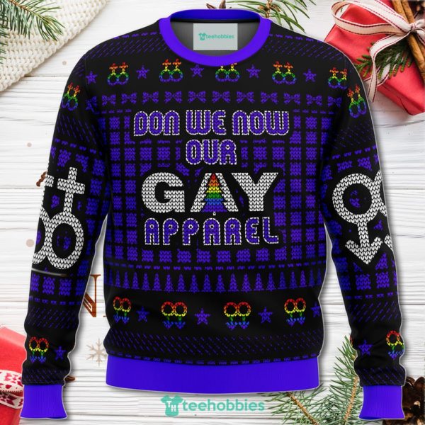 don we now our gay apparel lgbt christmas sweater for men women 1 HlFh0 600x600px Don We Now Our Gay Apparel Lgbt Christmas Sweater For Men Women