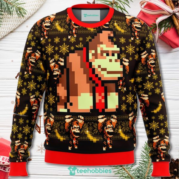 donkey kong sprite christmas sweater for men women 1 ZzRBM 600x600px Donkey Kong Sprite Christmas Sweater For Men Women