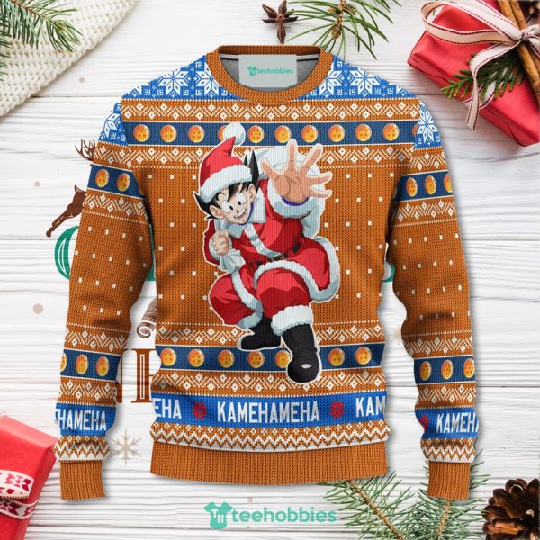 dragon ball son goku anime christmas sweater xmas for men women 1 iHvaB 600x600px Dragon Ball Son Goku Anime Christmas Sweater Xmas For Men Women