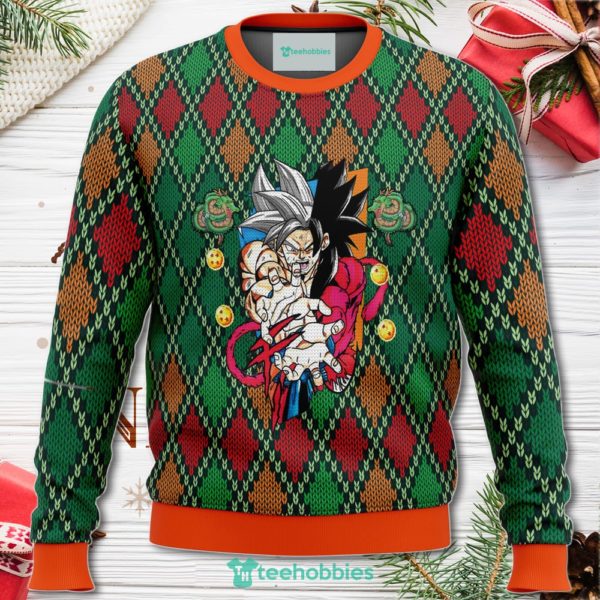 dragon ball z ssj4 goku christmas sweater for men women 1 F8fMK 600x600px Dragon Ball Z Ssj4 Goku Christmas Sweater For Men Women