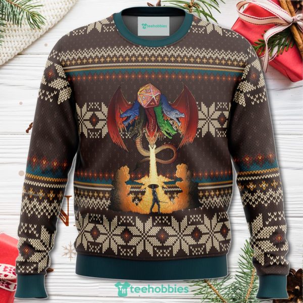 dungeons and dragons christmas sweater for men women 1 C7dfD 600x600px Dungeons And Dragons Christmas Sweater For Men Women