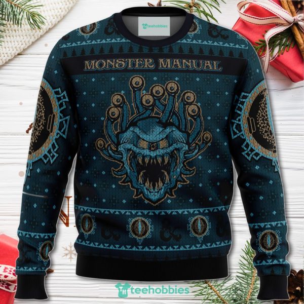 dungeons and dragons monster manual christmas sweater for men women 1 YmTN7 600x600px Dungeons And Dragons Monster Manual Christmas Sweater For Men Women