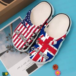 England My Home Blood Clog Shoes - Clog Shoes - Red