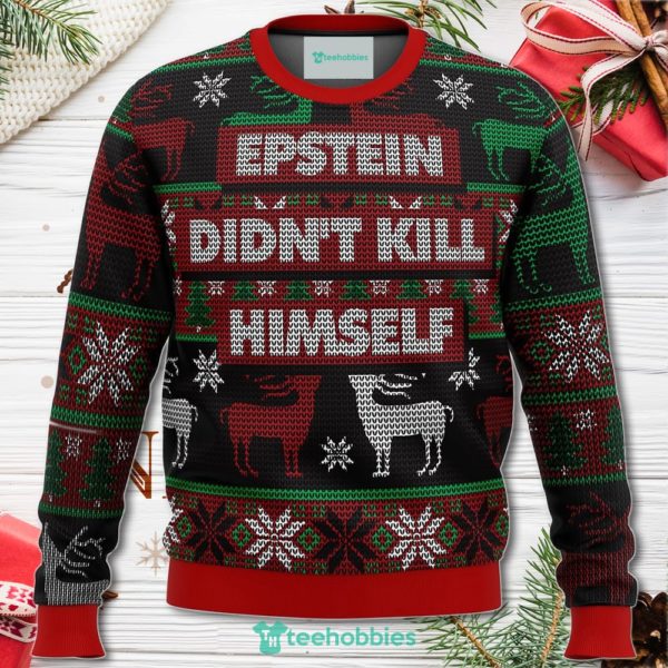 epstein didnt kill himself christmas sweater for men women 1 LfIsw 600x600px Epstein Didnt Kill Himself Christmas Sweater For Men Women
