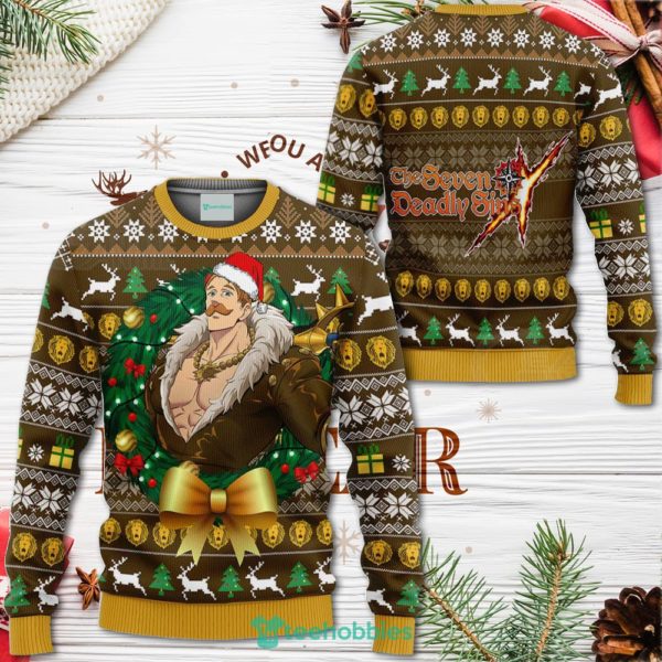 escanor christmas sweater seven deadly sins xmas shirt for men women 1 Nadwm 600x600px Escanor Christmas Sweater Seven Deadly Sins Xmas Shirt For Men Women
