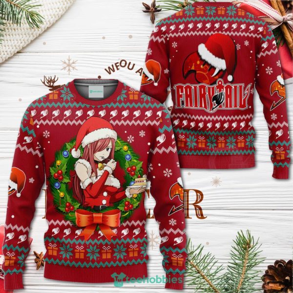 fairy tail erza scarlet christmas sweater anime xmas for men women 1 68OD9 600x600px Fairy Tail Erza Scarlet Christmas Sweater Anime Xmas For Men Women