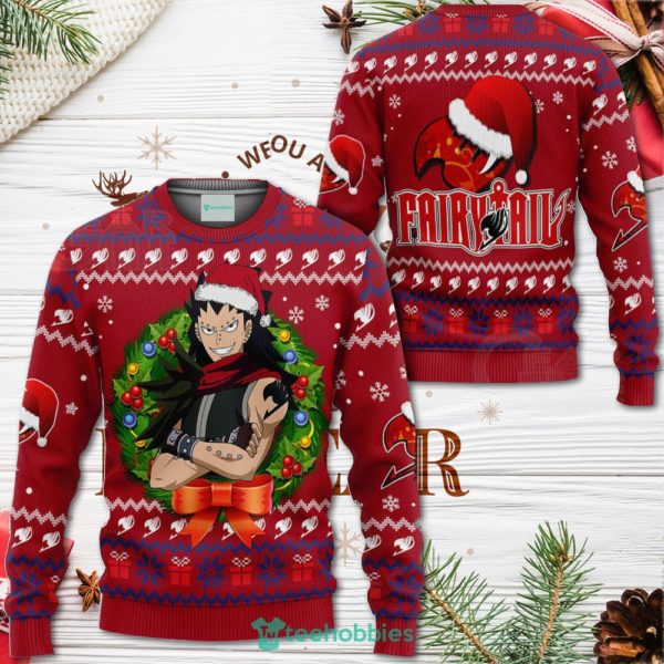 fairy tail gajeel christmas sweater anime xmas for men women 1 Fy305 600x600px Fairy Tail Gajeel Christmas Sweater Anime Xmas For Men Women