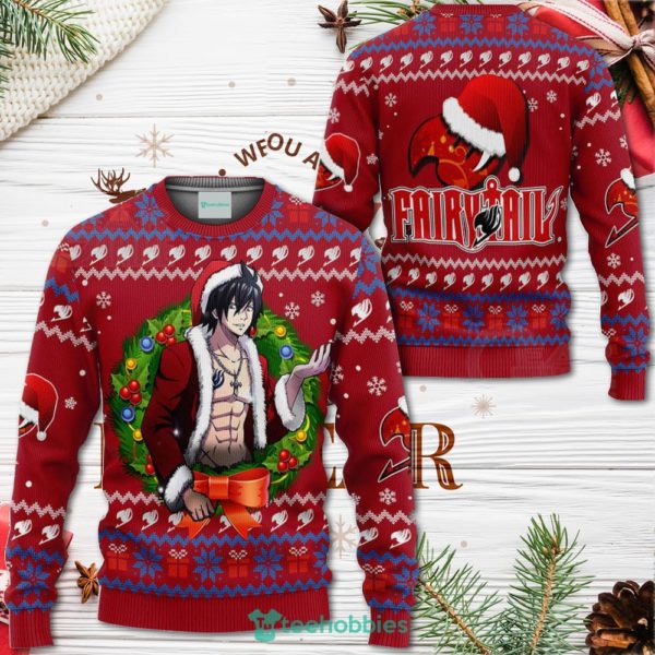 fairy tail gray fullbuster christmas sweater anime xmas for men women 1 iVDXF 600x600px Fairy Tail Gray Fullbuster Christmas Sweater Anime Xmas For Men Women