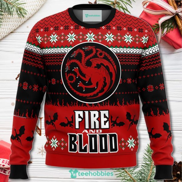 fire and blood christmas sweater for men women 1 lM6wx 600x600px Fire And Blood Christmas Sweater For Men Women