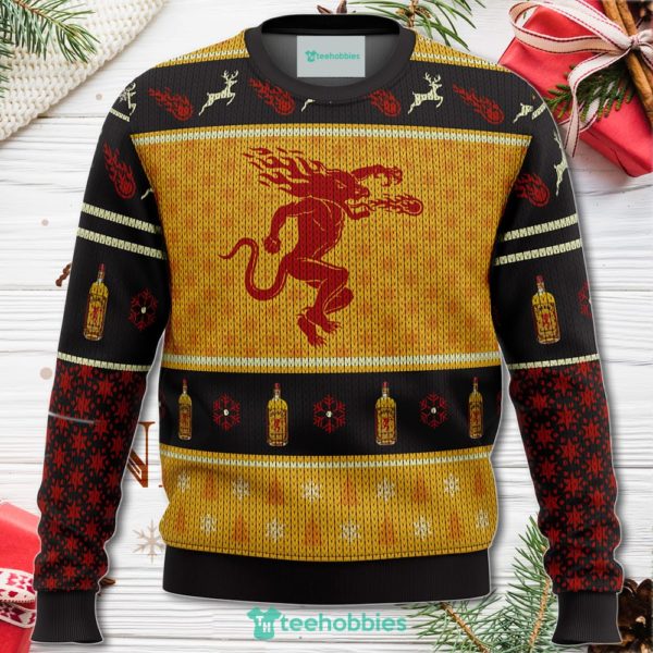 fireball cinnamon whisky christmas sweater for men women 1 agJOc 600x600px Fireball Cinnamon Whisky Christmas Sweater For Men Women
