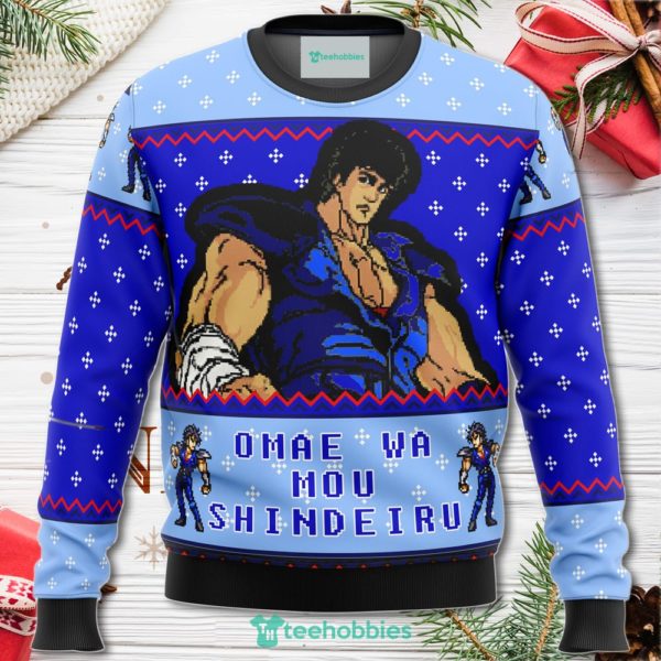 fist of the north star omae wa mou shindeiru christmas sweater for men women 1 LjgJn 600x600px Fist Of The North Star Omae Wa Mou Shindeiru Christmas Sweater For Men Women