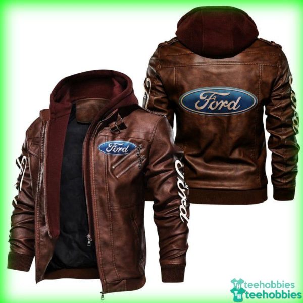 ford leather jacket hoodie gift for fathers day 1 7spbF 600x600px Ford Leather Jacket Hoodie Gift For Father's Day