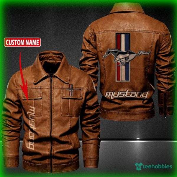 ford mustang fleece leather jacket hoodie personalized name gift for fathers day 2 8Mlnc 600x600px Ford Mustang Fleece Leather Jacket Hoodie Personalized Name Gift For Father's Day