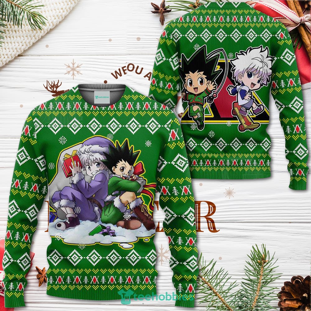 Gon Killua Hxh Christmas Sweater Hunter X Hunter Anime Xmas For Men Women