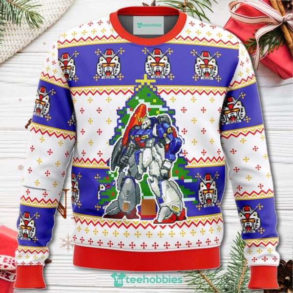 gundam xmas christmas sweater for men women 1 Py8j3 600x600px Gundam Xmas Christmas Sweater For Men Women