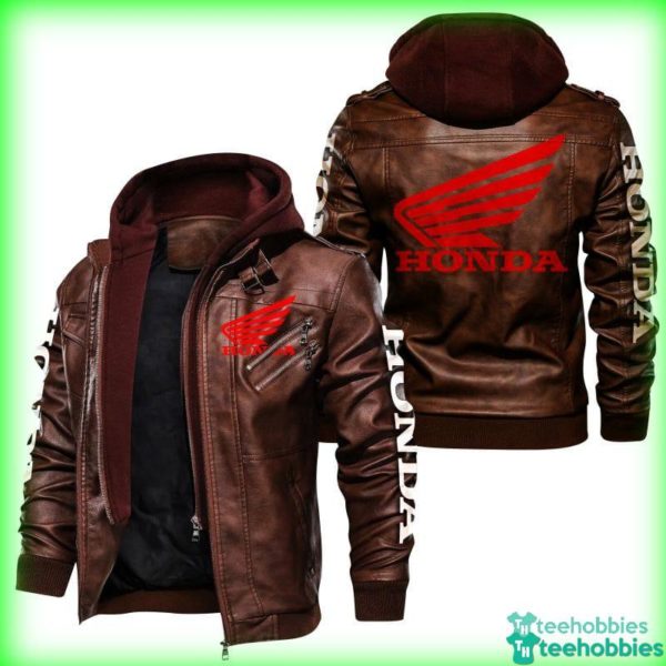 honda leather jacket hoodie gift for fathers day 1 vZjxA 600x600px Honda Leather Jacket Hoodie Gift For Father's Day