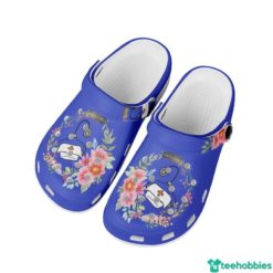 Hospital Surgical Medical Slipper Nurse Flower Clog Shoes - Clog Shoes - Blue