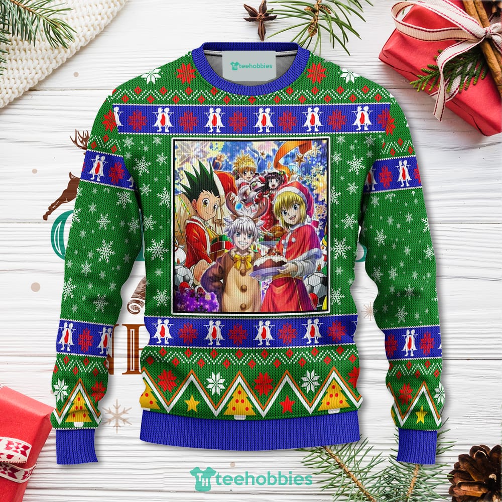 Hunter X Hunter Anime Christmas Sweater Characters Xmas For Men Women