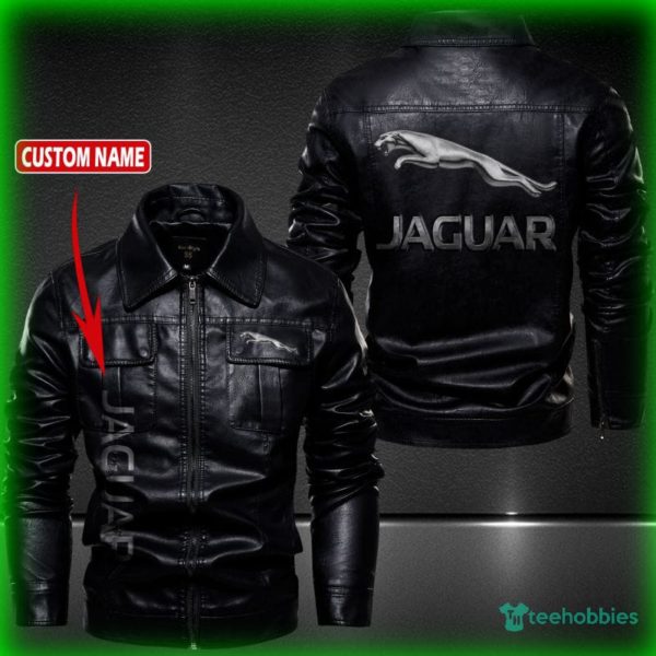 jaguar cars personalized name fleece leather jacket 1 CMELl 600x600px Jaguar Cars Personalized Name Fleece Leather Jacket