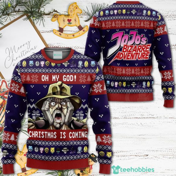 joseph joestar christmas sweater oh my god jojos anime for men women 1 M6fgj 600x600px Joseph Joestar Christmas Sweater Oh My God Jojos Anime For Men Women