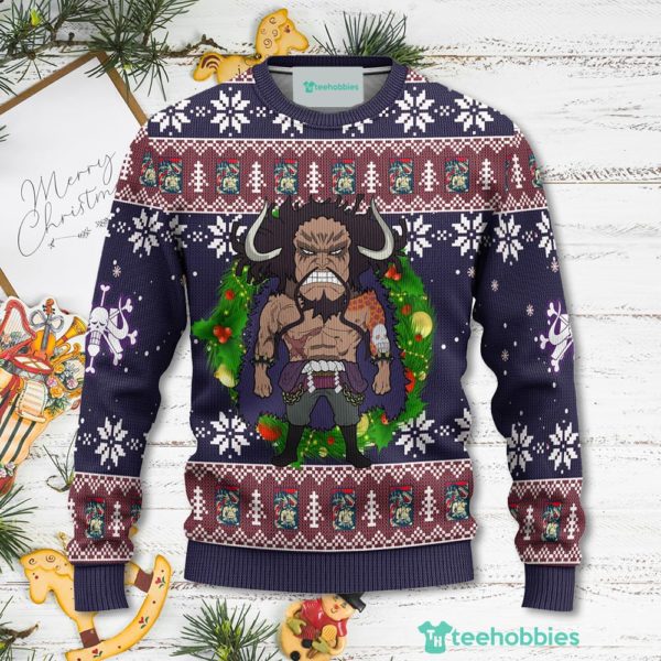 kaido one piece anime christmas sweater xmas for men women 1 wVhYP 600x600px Kaido One Piece Anime Christmas Sweater Xmas For Men Women