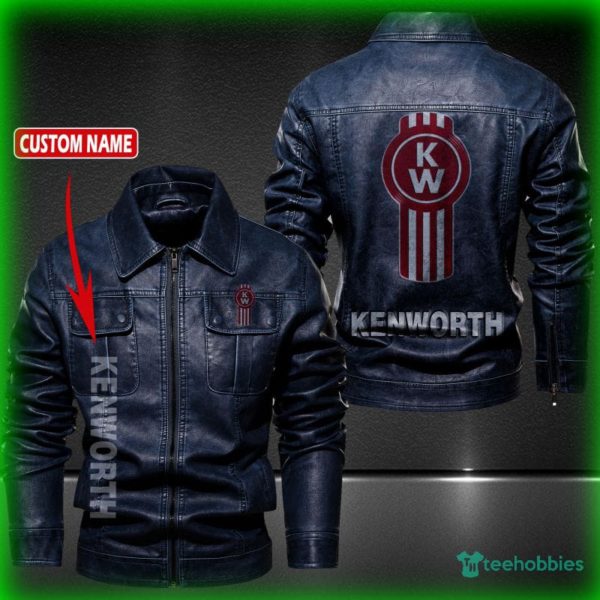 kenworth personalized name fleece leather jacket 2 Ik9fZ 600x600px Kenworth Personalized Name Fleece Leather Jacket