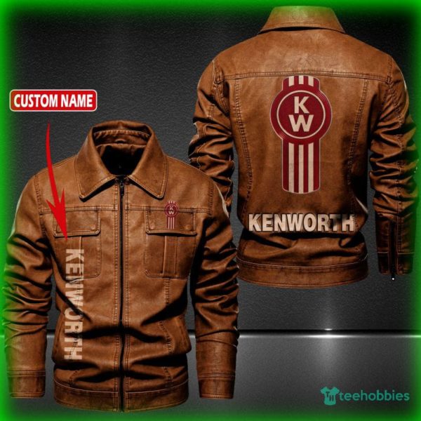 kenworth personalized name fleece leather jacket 3 MRy19 600x600px Kenworth Personalized Name Fleece Leather Jacket