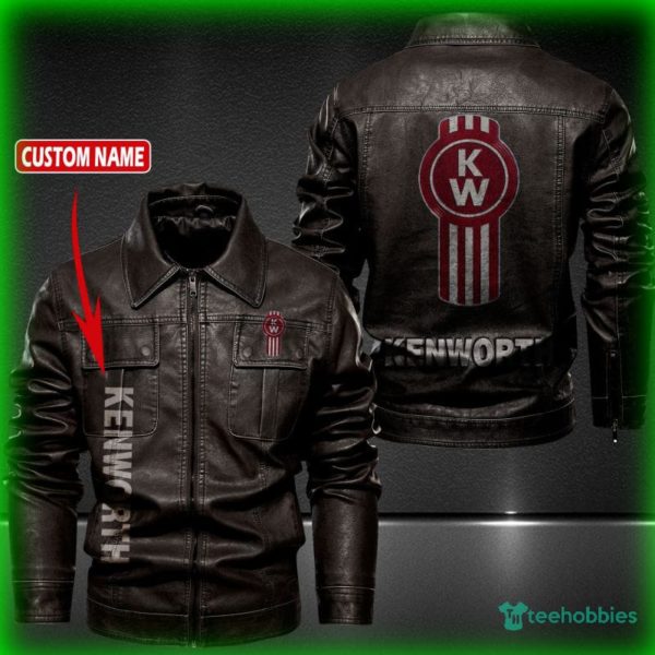 kenworth personalized name fleece leather jacket 4 mMyiY 600x600px Kenworth Personalized Name Fleece Leather Jacket