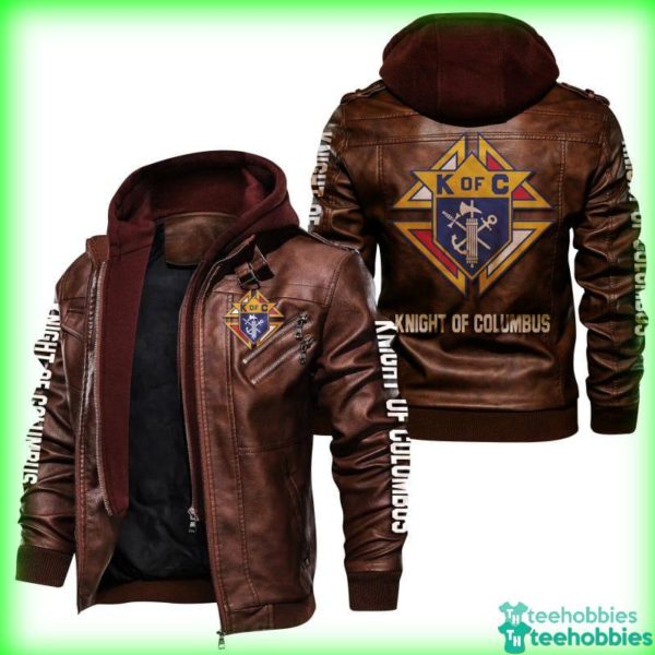 knights of columbus leather jacket shirt for daddy 1 dNtBY 600x600px Knights of Columbus Leather Jacket Shirt For Daddy