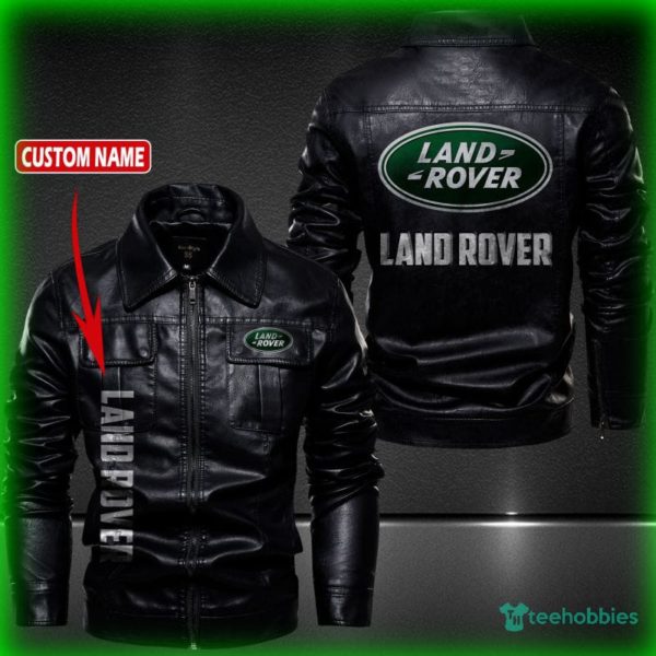 land rover personalized name fleece leather jacket 1 xPYD7 600x600px Land Rover Personalized Name Fleece Leather Jacket
