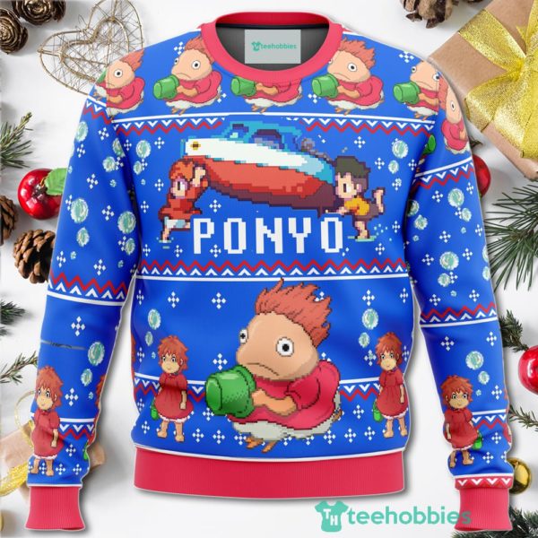 magical ponyo christmas sweater for men women 1 NvQ22 600x600px Magical Ponyo Christmas Sweater For Men Women