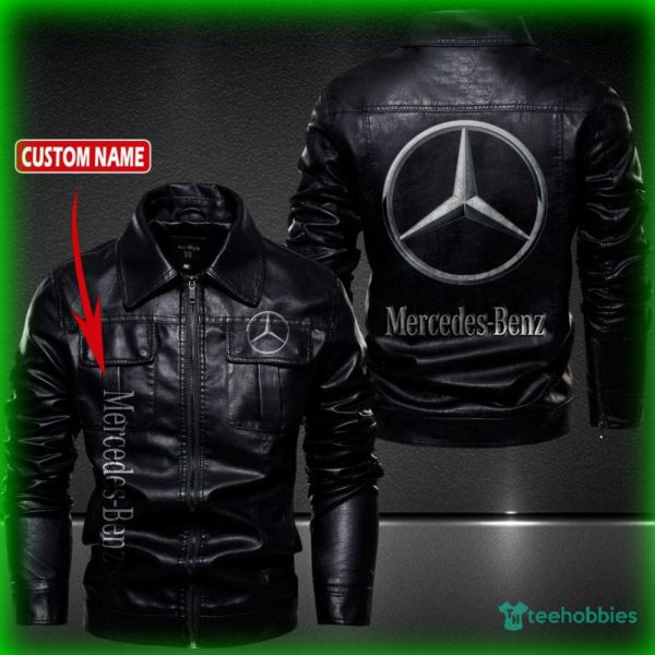 mercedes benz personalized name fleece leather jacket 1 lPZRT 600x600px Mercedes Benz Personalized Name Fleece Leather Jacket