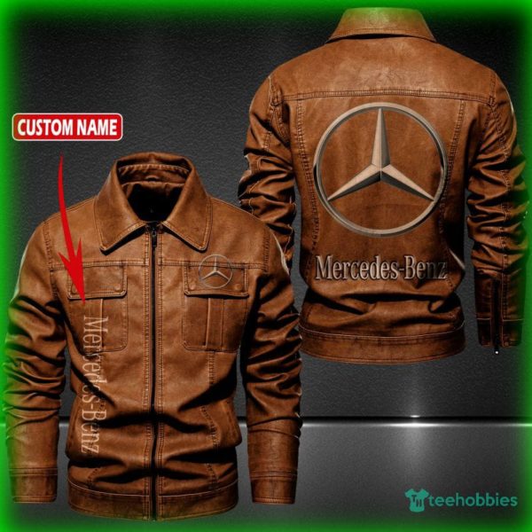 mercedes benz personalized name fleece leather jacket 2 wVdm4 600x600px Mercedes Benz Personalized Name Fleece Leather Jacket