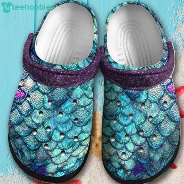 mermaid pattern ver 2 unisex clog shoes for women men 1 DenOg 600x600px Mermaid Pattern Ver 2 Unisex Clog Shoes For Women, Men