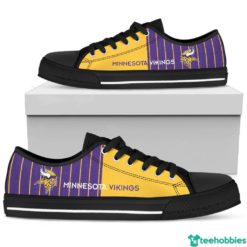 Minnesota Vikings Low Top Shoes - Men's Shoes - Black