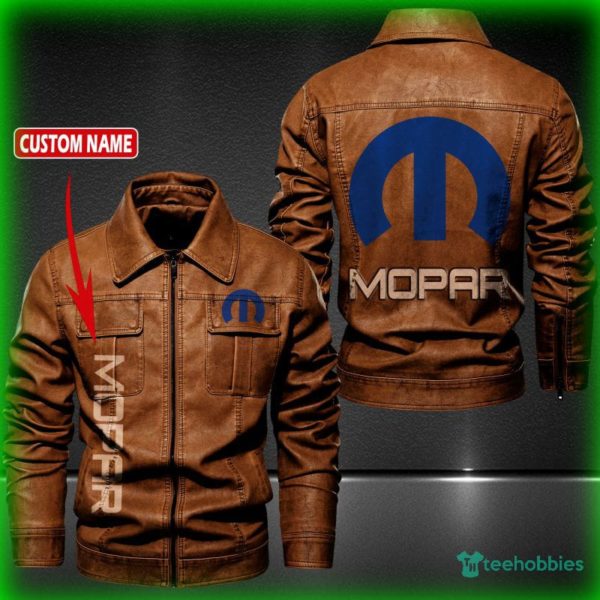 mopar personalized name fleece leather jacket 2 haRKL 600x600px Mopar Personalized Name Fleece Leather Jacket