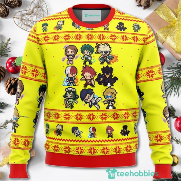 my hero academia boku no students christmas sweater for men women 1 cVvvu 600x600px My Hero Academia Boku No Students Christmas Sweater For Men Women