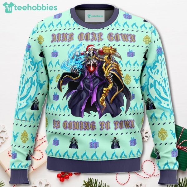 overlord ainz ooal gown christmas sweater for men women 1 qJJNl 600x600px Overlord Ainz Ooal Gown Christmas Sweater For Men Women
