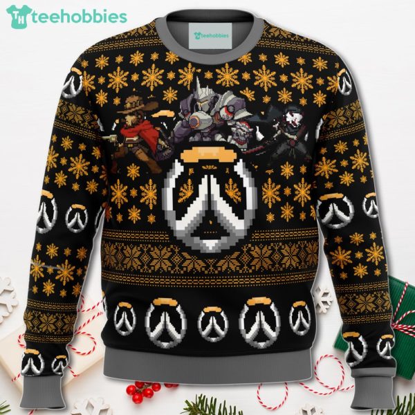 overwatch symbol christmas sweater for men women 1 UwXOo 600x600px Overwatch Symbol Christmas Sweater For Men Women