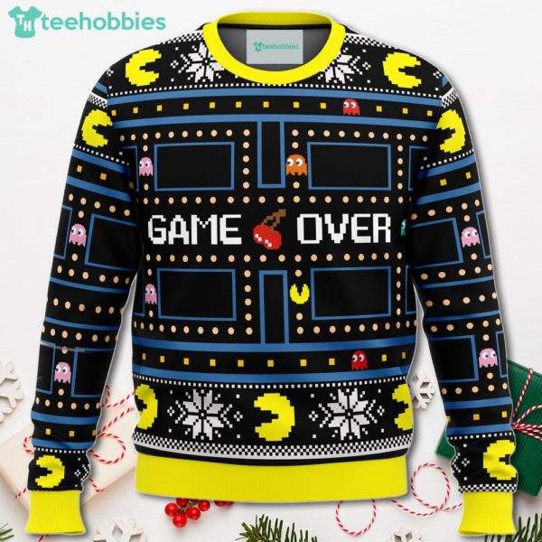 pacman christmas sweater for men women 1 HdU2j 600x600px Pacman Christmas Sweater For Men Women