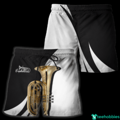 Personalized Name Euphonium Music 3D Shirt - Short Pant - White