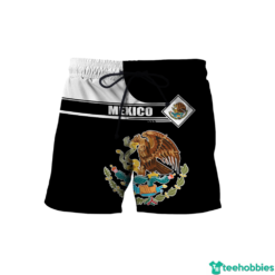 Personalized Name Mexico All Over Print 3D Shirt - Short Pant - Black
