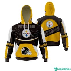 Pittsburgh Steelers Football Team All Over Print Hoodie - 3D Hoodie - Yellow