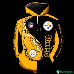 Pittsburgh Steelers NFL Team All Over Print 3D Shirt - 3D Hoodie - Yellow