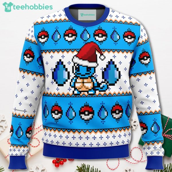 pokemon squirtle christmas sweater for men women 1 B0s1V 600x600px Pokemon Squirtle Christmas Sweater For Men Women