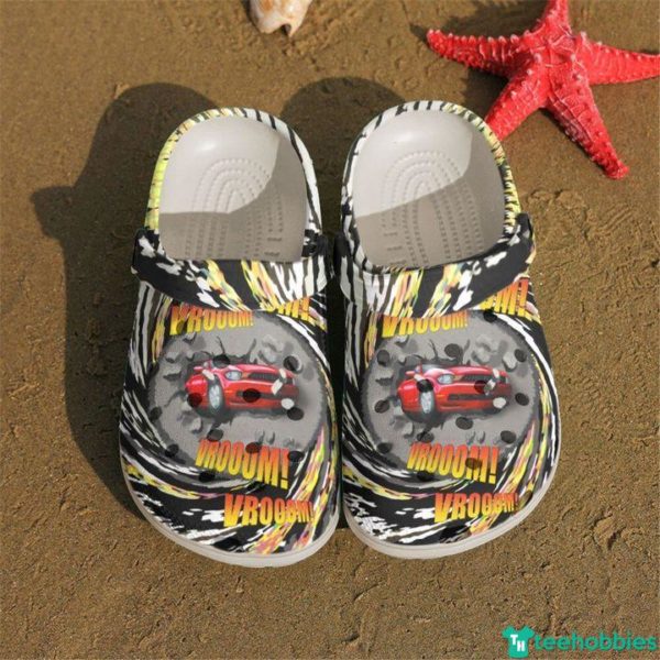 Racing Crash Clog Shoes - Clog Shoes - Grey